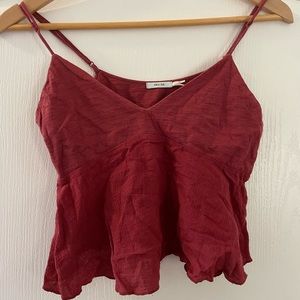 Crop Tank with a bit of a flowy bottom